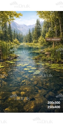 Tło fotograficzne „Górski potok – natura w Parku Narodowym” | 4123